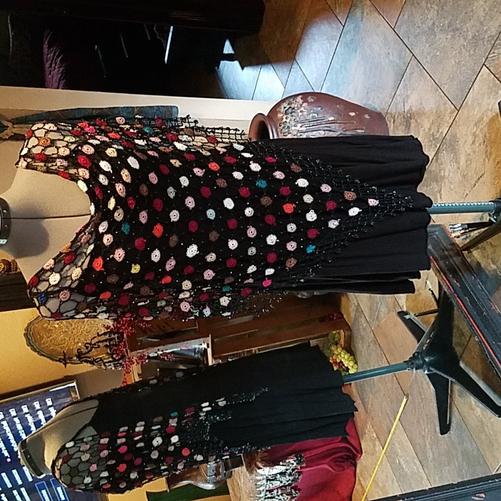 Boho Embroirdered Shawl/Scarf/Wrap